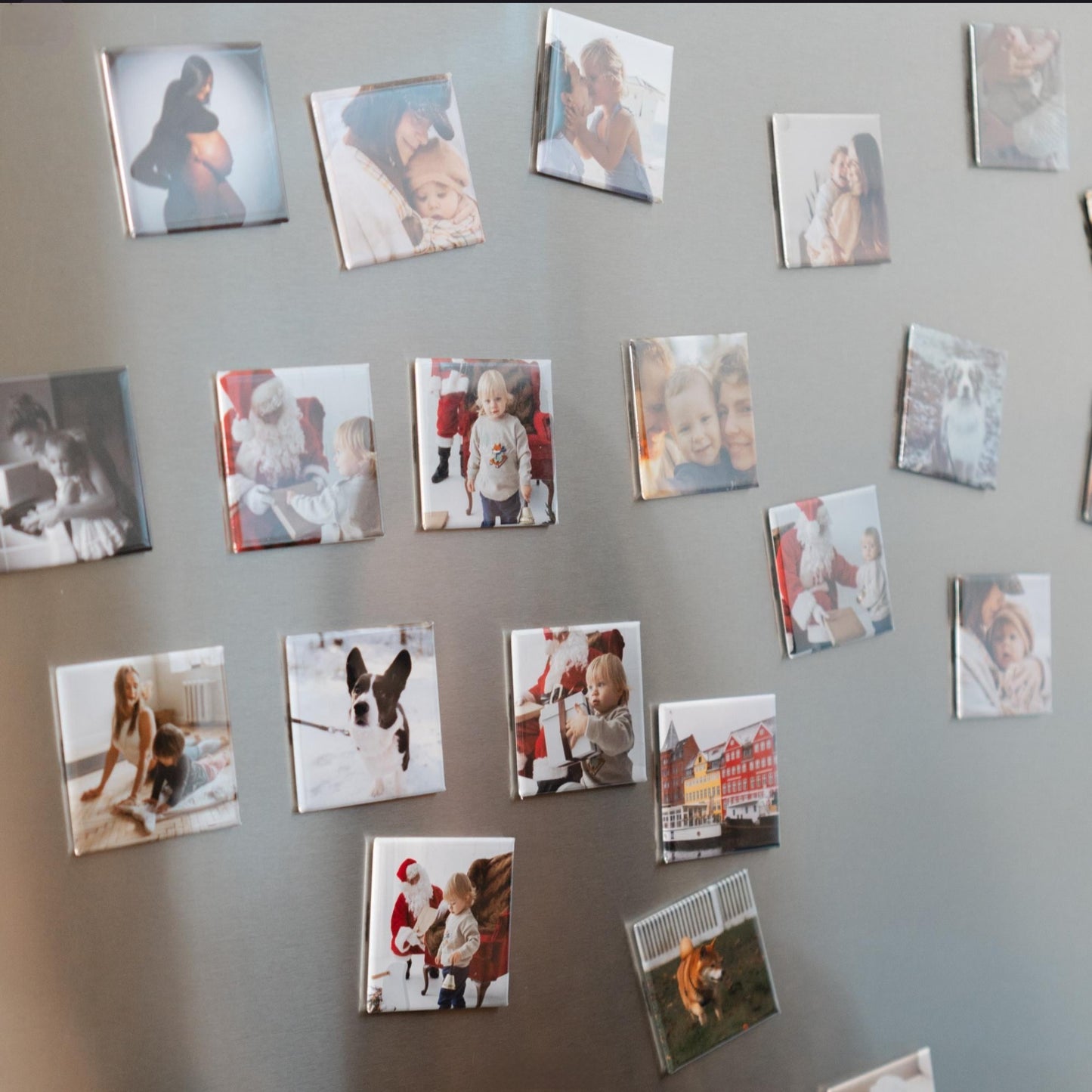 Personalized Photo Magnets 2"x 2" Set of 9