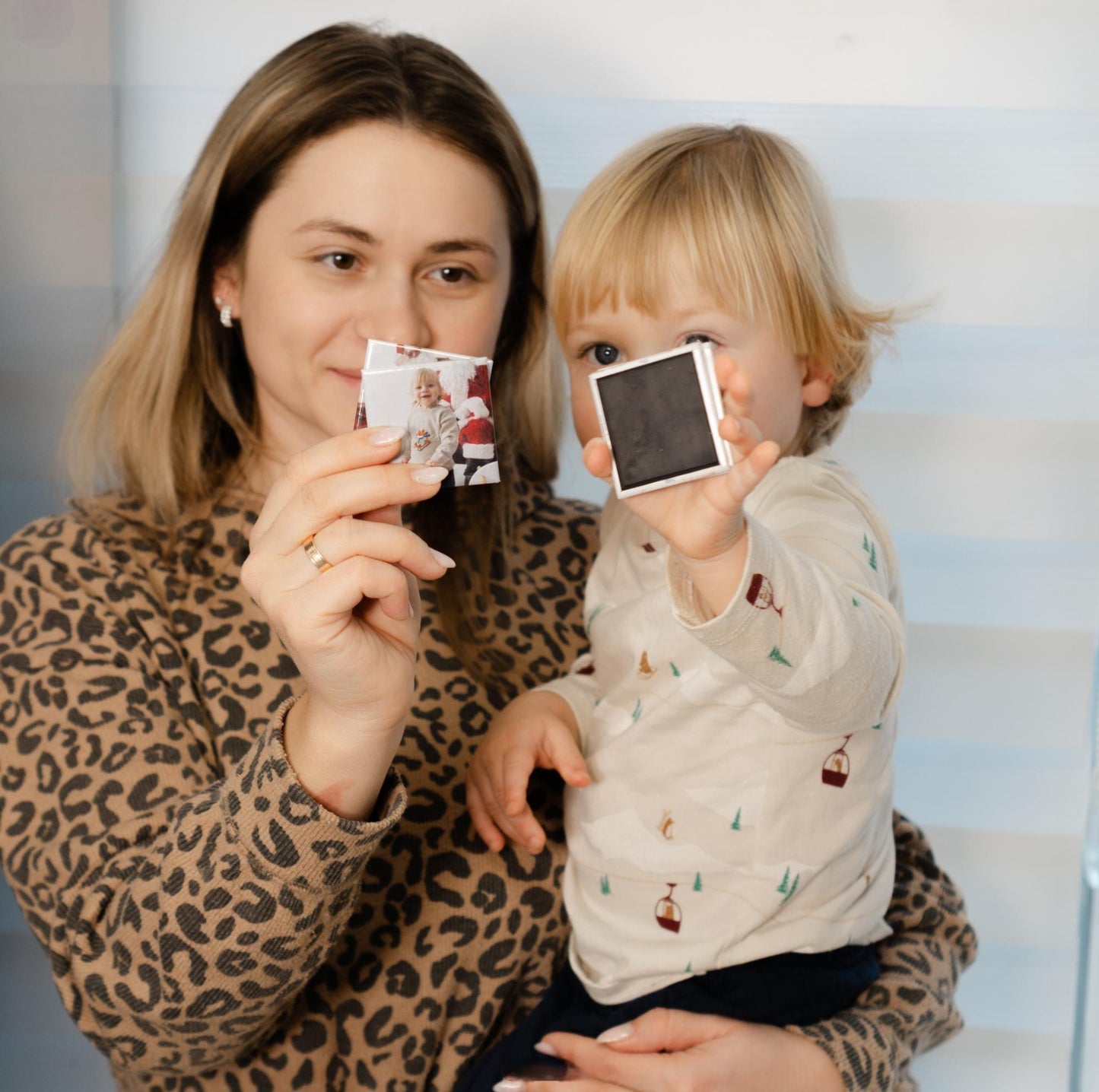 Personalized Photo Magnets 2"x 2" Set of 9