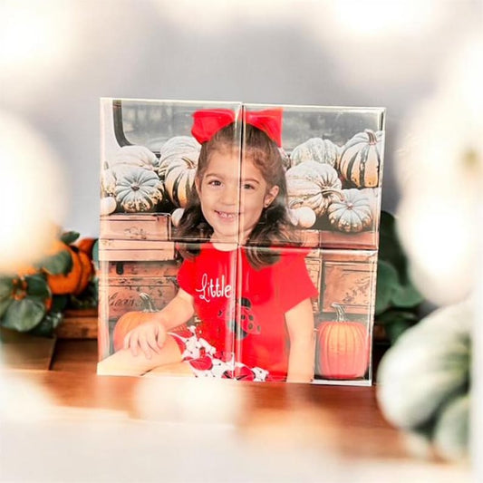 Personalized Photo Puzzle Magnet Set of 4
